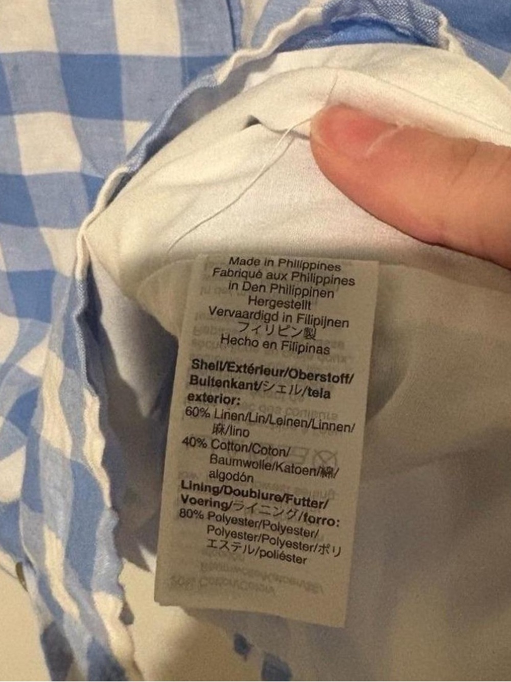 J. Crew Blue and White Gingham Sundress - Picture 6 of 8